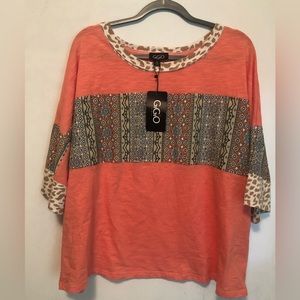 NWT GiGio Women’s Oversized Blouse Size Medium